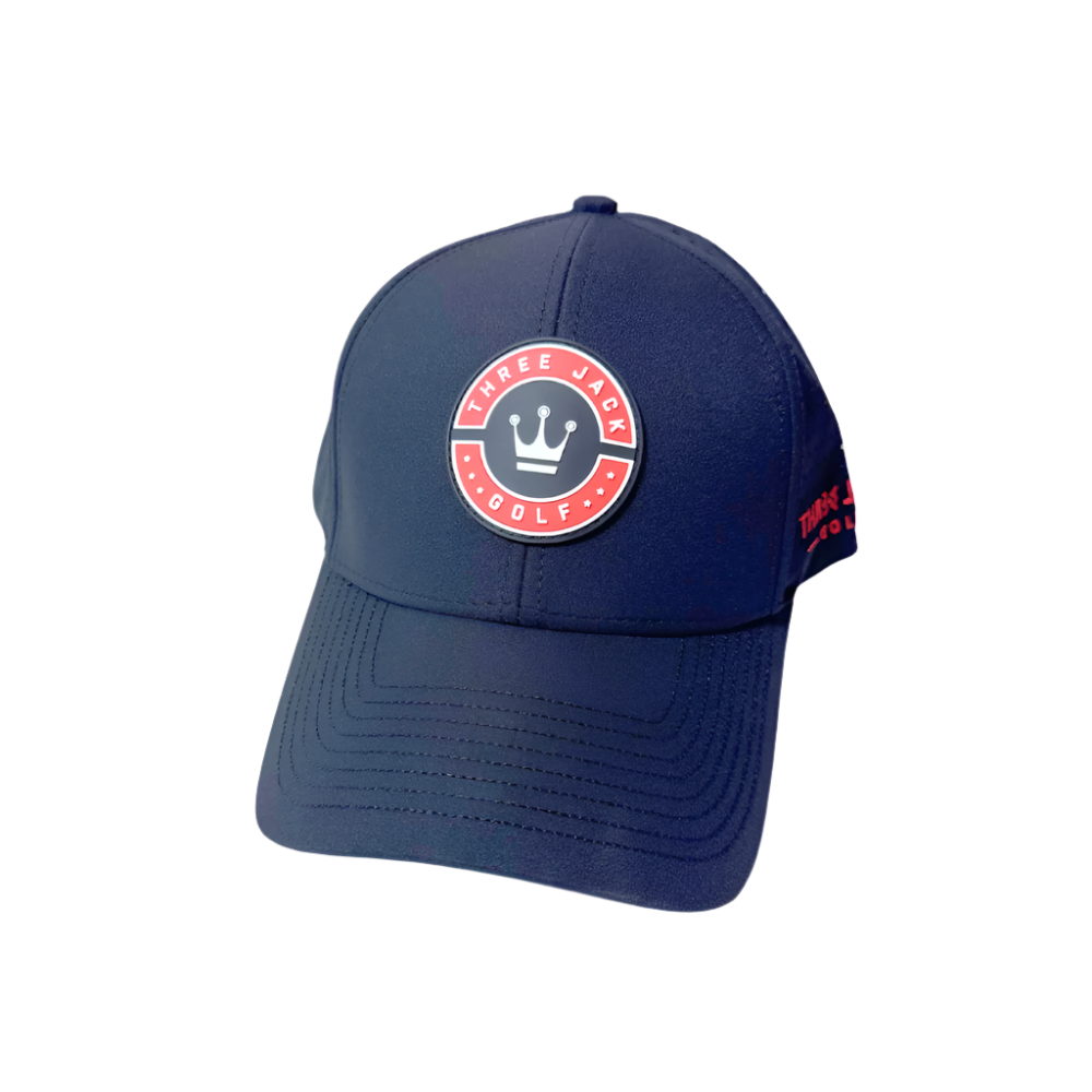 Three Jack Golf Premium Caps