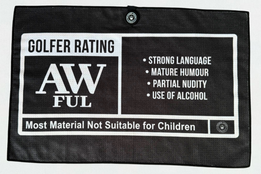 Golfer Rating Towel: AWFUL