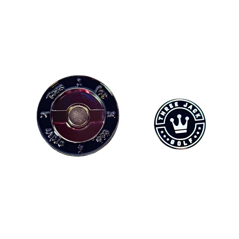 Three Jack Golf Multi-Function Ball Marker